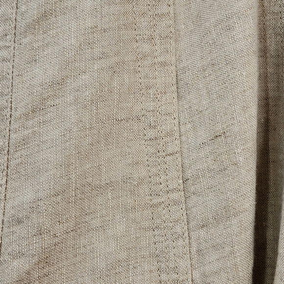 Talbots Women's Irish 100% Linen A-Line Midi Skirt - 8 - Picture 6 of 6